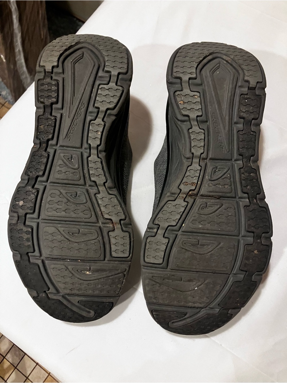 Skechers D’Lux Walker Quick Upgrade Slip On Shoes Men’s 10 Charcoal - Picture 5 of 9